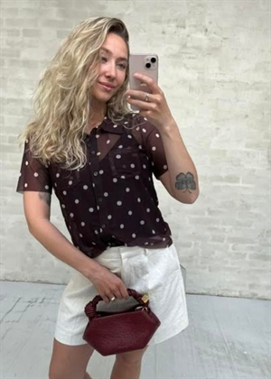 Jonie skjorte Coffee Bean Dots Baum Und Pferdgarten 